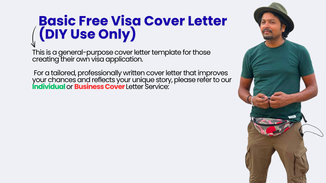 Schengen Visa Cover Letter